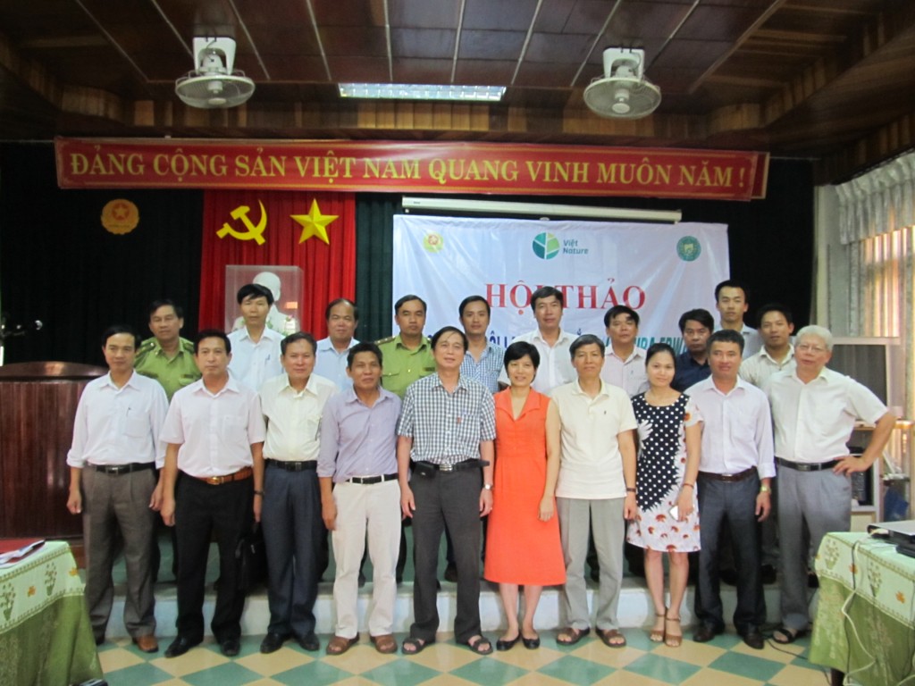 Edwards's Pheasant Conservation Workshop on 9th July 2014 in Quang Tri, Vietnam